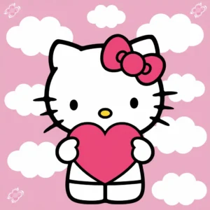 Disegni di Hello Kitty da colorare