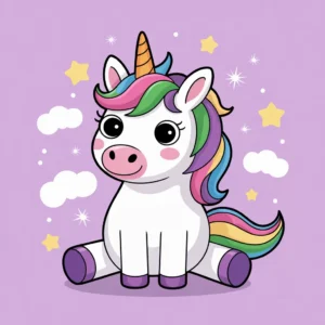 Disegni di Unicorno da colorare
