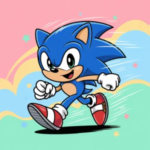 Disegni di Sonic da colorare