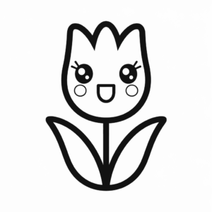 Disegno di Fiore sicuro da colorare