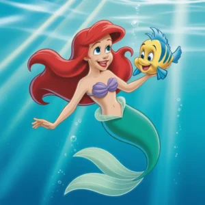 Disegni di Ariel da Colorare