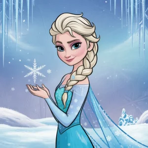 Disegni di Elsa da Colorare