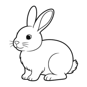 Disegno di Animale coniglio da Colorare
