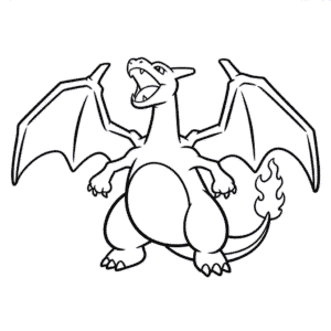 Disegno di Charizard Gigantamax da Colorare