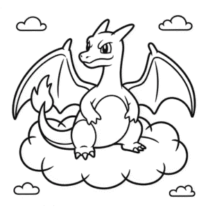 Disegno di Charizard Stampabile da Colorare