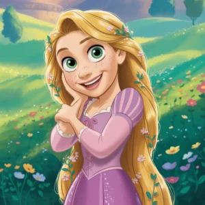 Disegni di Rapunzel da Colorare