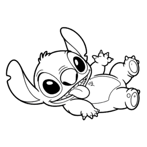 Disegno di Adorabile Stitch da Colorare
