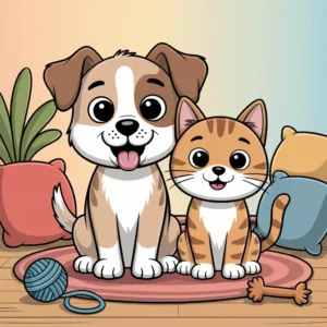 Disegni di Animali Domestici da Colorare