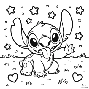 Disegno di Disney Stitch da Colorare