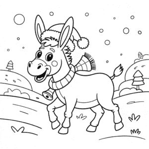 Disegno di Dominick l'Asinello da Colorare