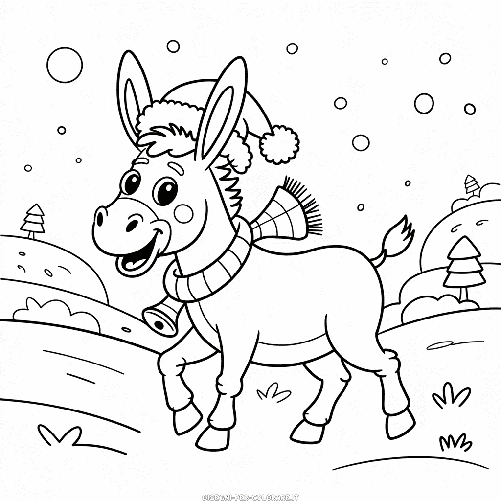 Disegno di Dominick l'Asinello da Colorare