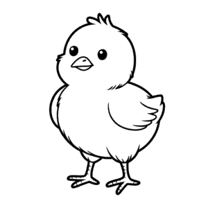 Disegno di Pulcino da Colorare