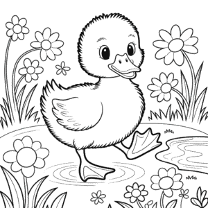 Disegno di Anatroccolo da Colorare