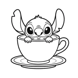 Disegno di Piccolo Stitch da Colorare