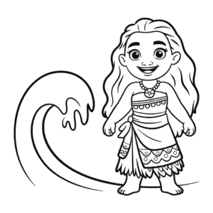 Disegno di Principesse Disney dei Cartoni Animati da Colorare