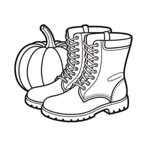 Disegno di Abbigliamento Autunnale da Colorare