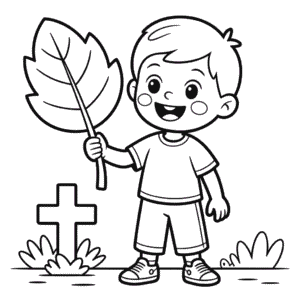 Disegno di Bibbia Autunnale da Colorare