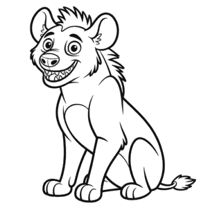 Disegno di Iena de Il Re Leone da Colorare