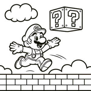 Disegno di Mario Classico da Colorare
